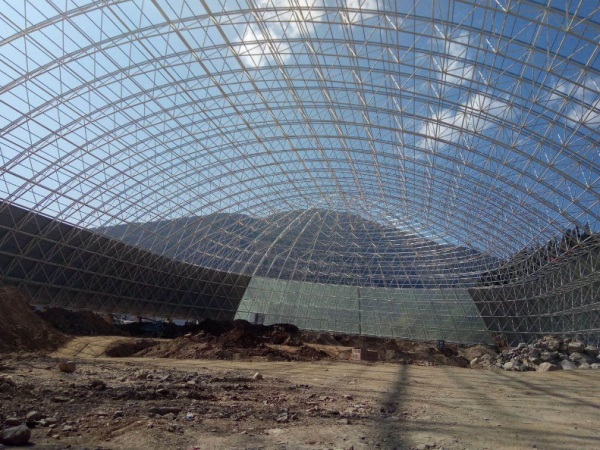 常德干煤棚网架加工案例